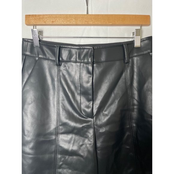 Jeannie Mai X INC Anna May Faux-Leather Bermuda Shorts - Picture 3 of 11